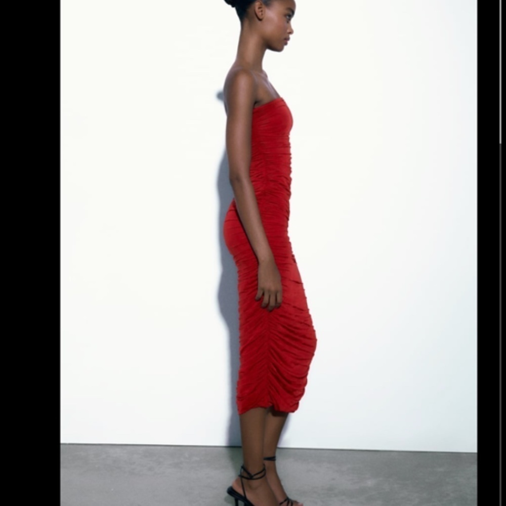 ❤️ STRAPLESS ORGANZA DRESS - Picture 6 of 9